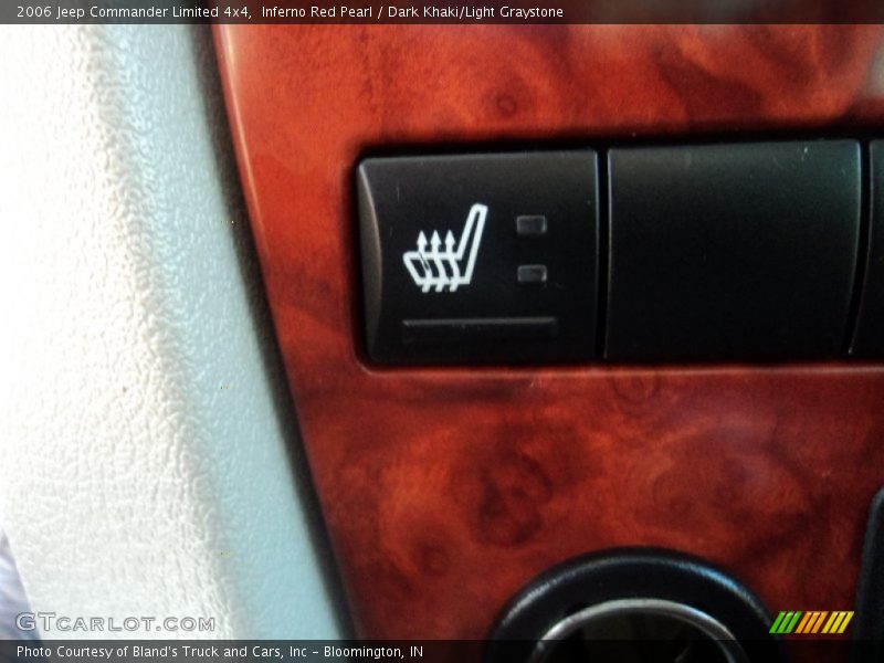 Inferno Red Pearl / Dark Khaki/Light Graystone 2006 Jeep Commander Limited 4x4
