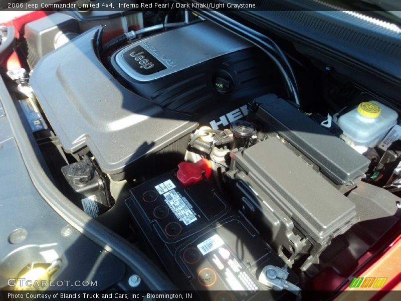 Inferno Red Pearl / Dark Khaki/Light Graystone 2006 Jeep Commander Limited 4x4