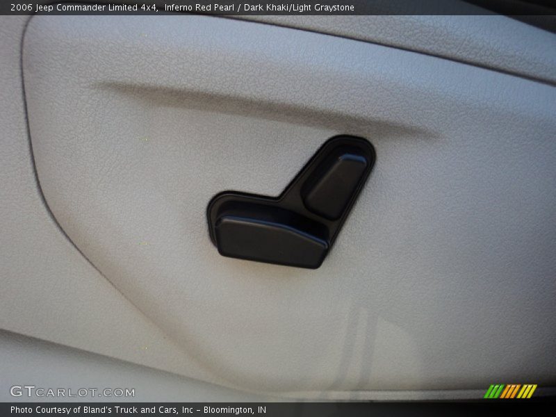 Inferno Red Pearl / Dark Khaki/Light Graystone 2006 Jeep Commander Limited 4x4