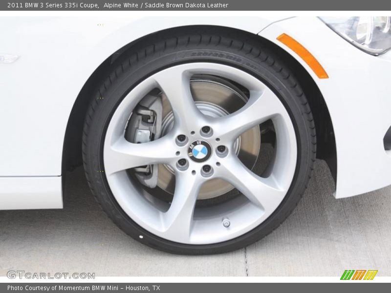 Alpine White / Saddle Brown Dakota Leather 2011 BMW 3 Series 335i Coupe