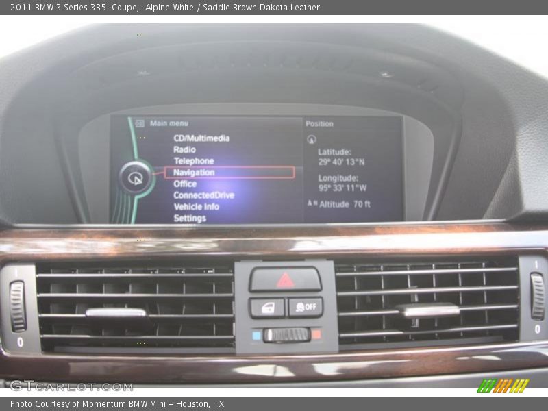Alpine White / Saddle Brown Dakota Leather 2011 BMW 3 Series 335i Coupe