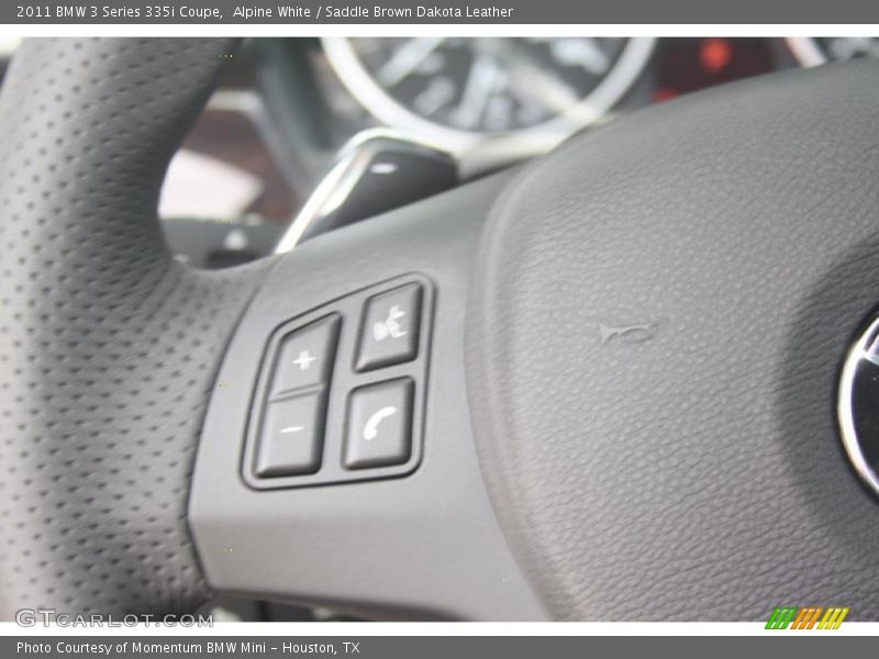 Alpine White / Saddle Brown Dakota Leather 2011 BMW 3 Series 335i Coupe