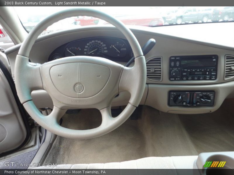 Light Sandrift Metallic / Taupe 2003 Buick Century Custom