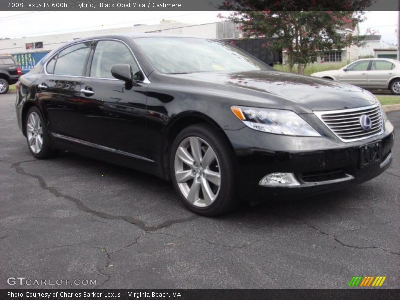 Black Opal Mica / Cashmere 2008 Lexus LS 600h L Hybrid