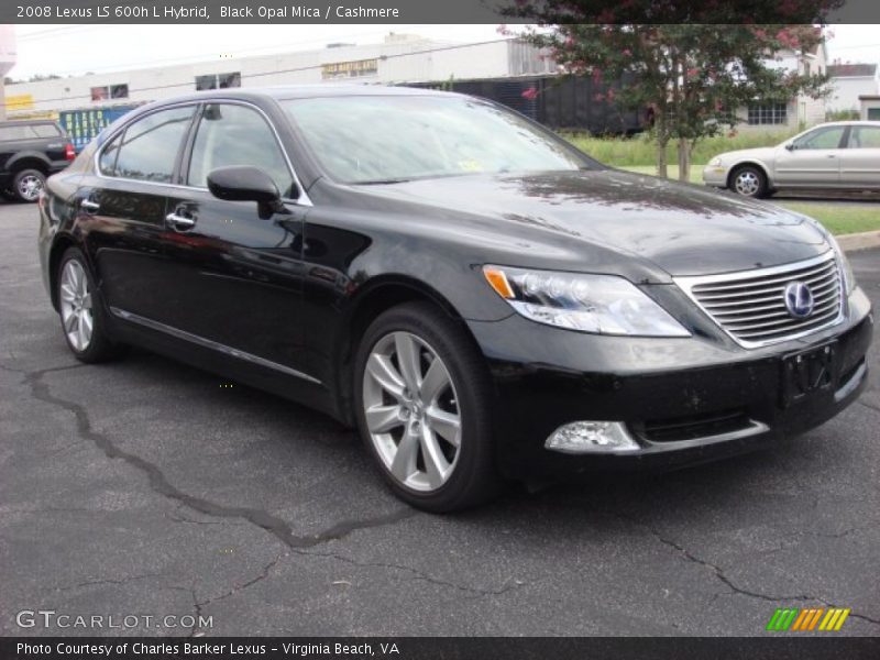 Black Opal Mica / Cashmere 2008 Lexus LS 600h L Hybrid