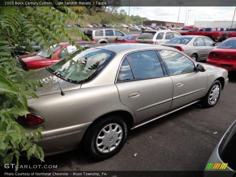 Light Sandrift Metallic / Taupe 2003 Buick Century Custom