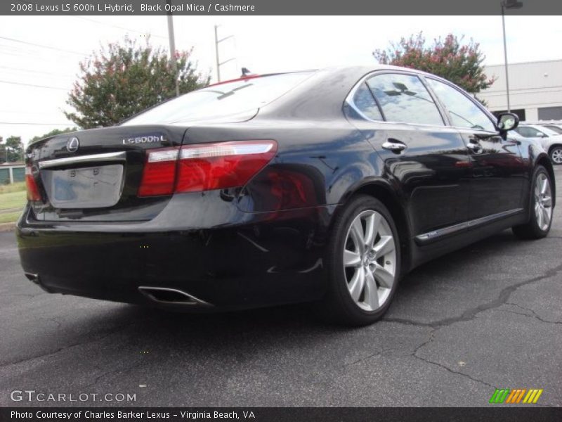 Black Opal Mica / Cashmere 2008 Lexus LS 600h L Hybrid