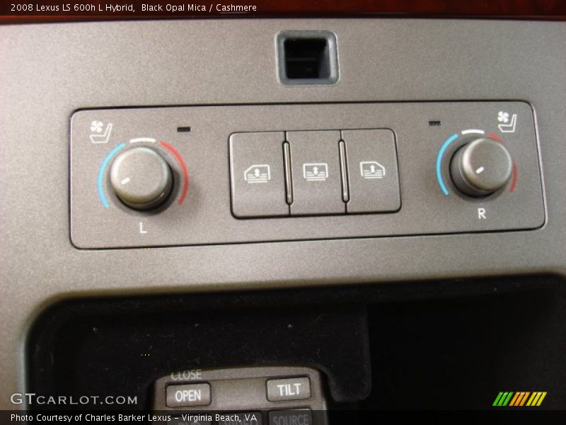 Black Opal Mica / Cashmere 2008 Lexus LS 600h L Hybrid