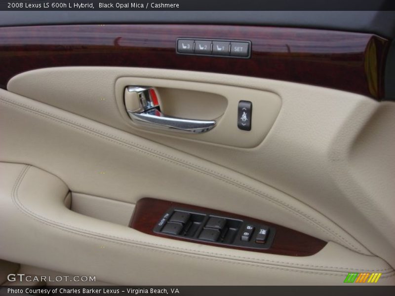 Black Opal Mica / Cashmere 2008 Lexus LS 600h L Hybrid