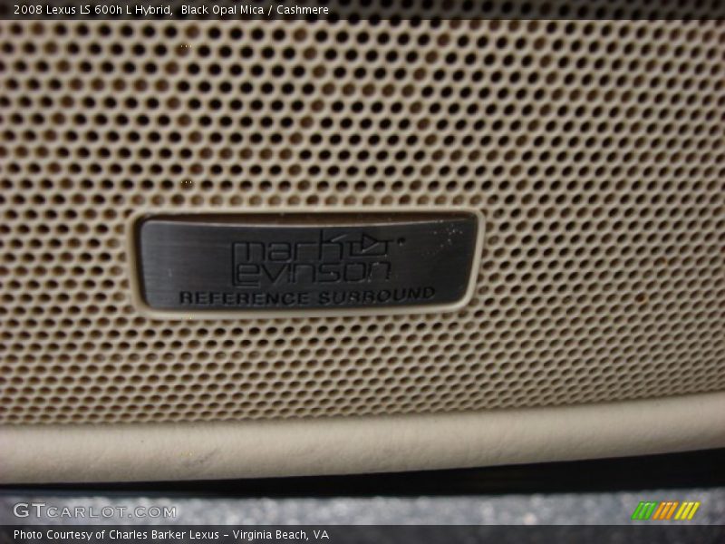 Black Opal Mica / Cashmere 2008 Lexus LS 600h L Hybrid