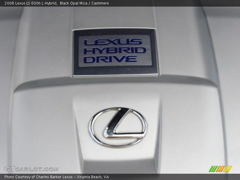 Black Opal Mica / Cashmere 2008 Lexus LS 600h L Hybrid
