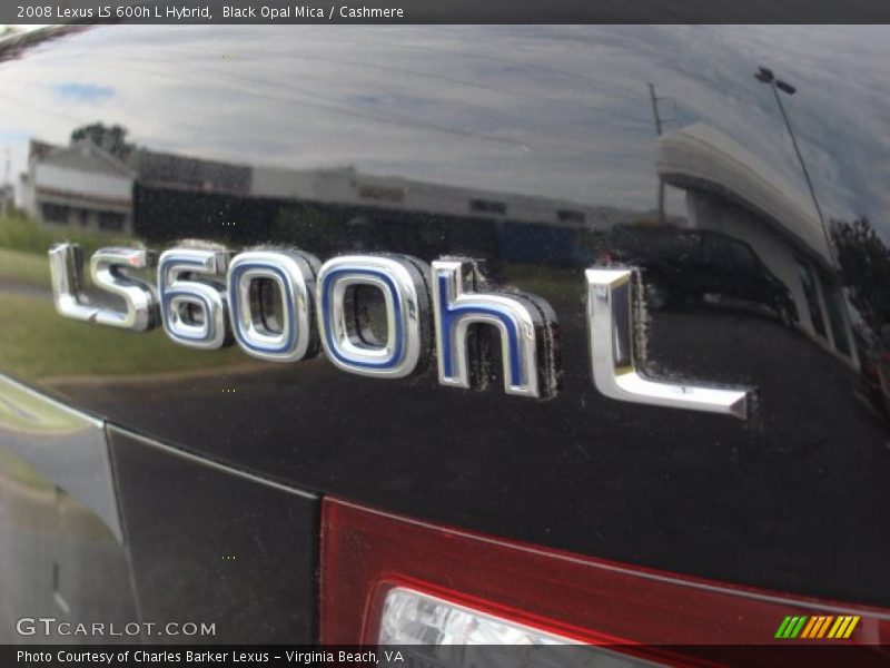 Black Opal Mica / Cashmere 2008 Lexus LS 600h L Hybrid