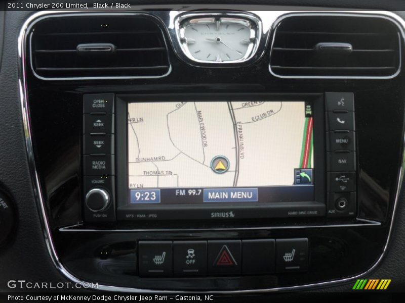 Black / Black 2011 Chrysler 200 Limited