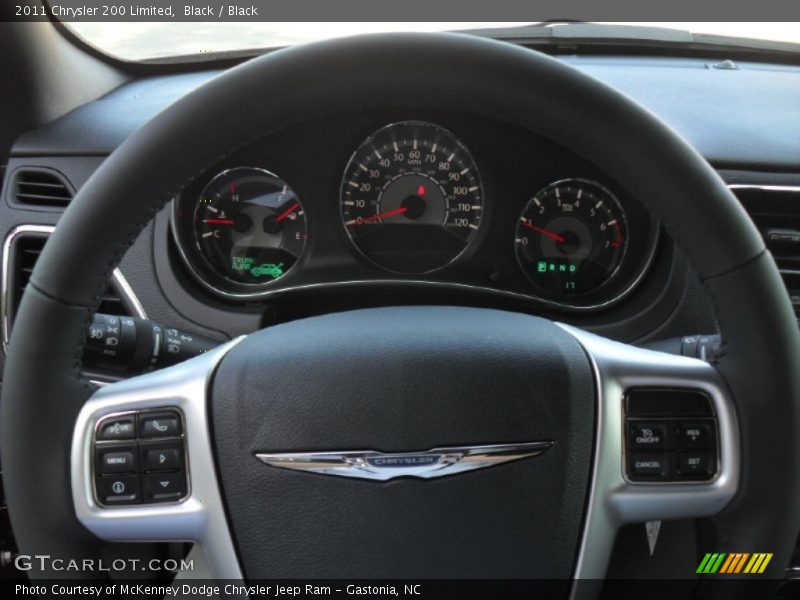 Black / Black 2011 Chrysler 200 Limited