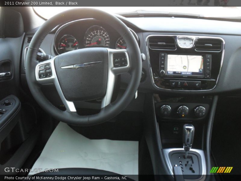 Black / Black 2011 Chrysler 200 Limited