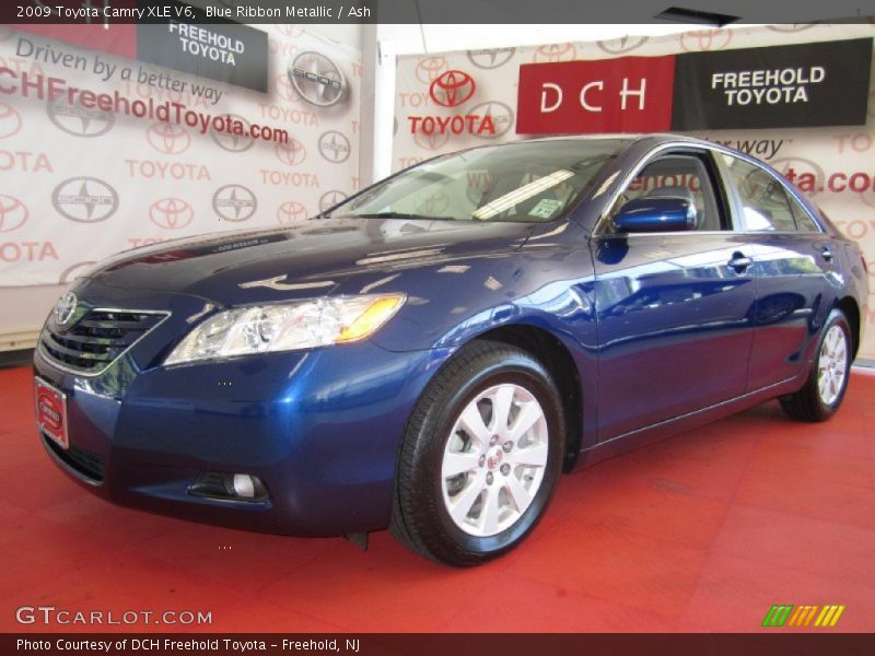 Blue Ribbon Metallic / Ash 2009 Toyota Camry XLE V6