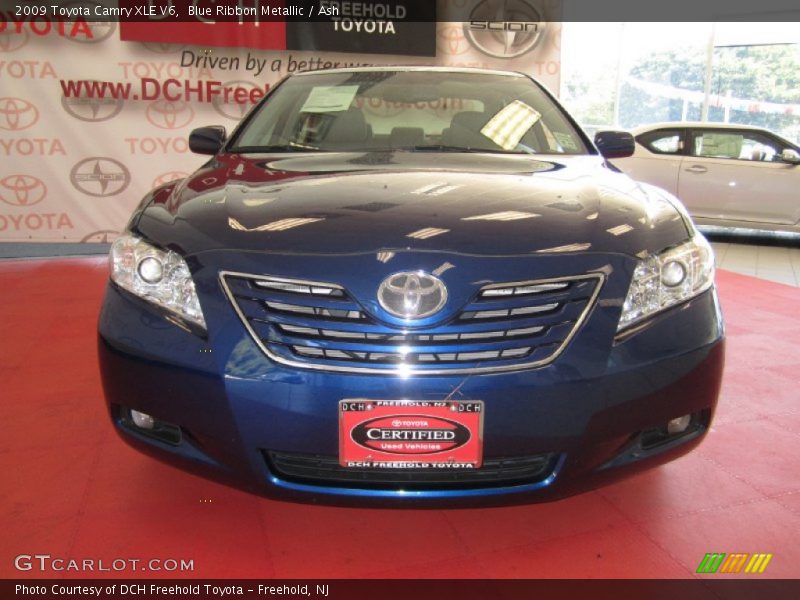 Blue Ribbon Metallic / Ash 2009 Toyota Camry XLE V6