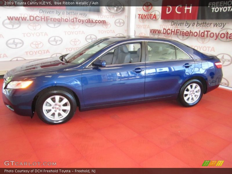 Blue Ribbon Metallic / Ash 2009 Toyota Camry XLE V6