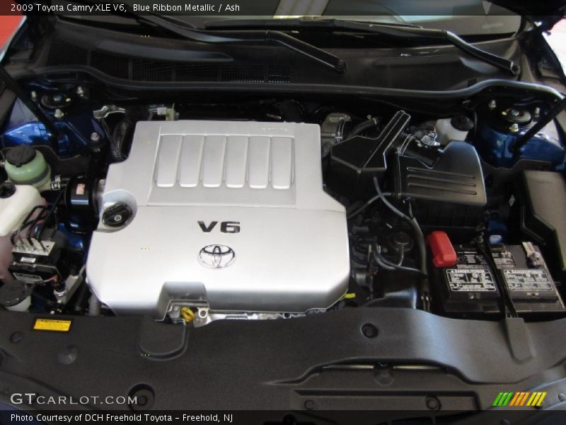 Blue Ribbon Metallic / Ash 2009 Toyota Camry XLE V6