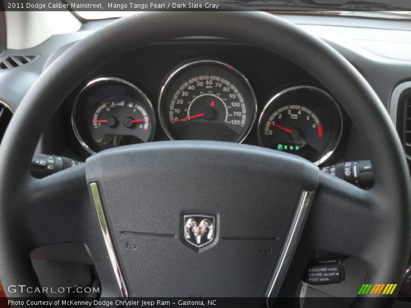 Mango Tango Pearl / Dark Slate Gray 2011 Dodge Caliber Mainstreet
