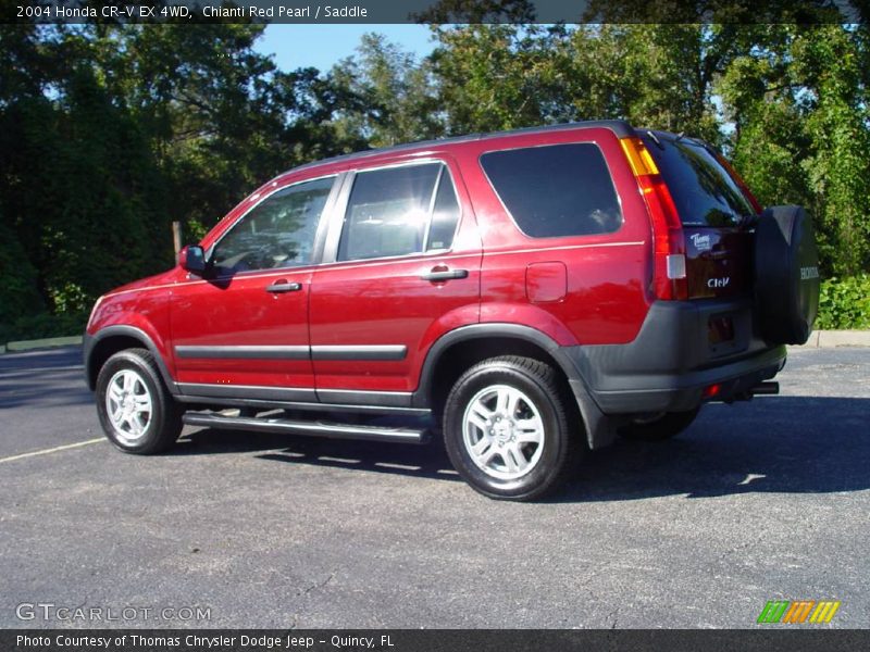 Chianti Red Pearl / Saddle 2004 Honda CR-V EX 4WD