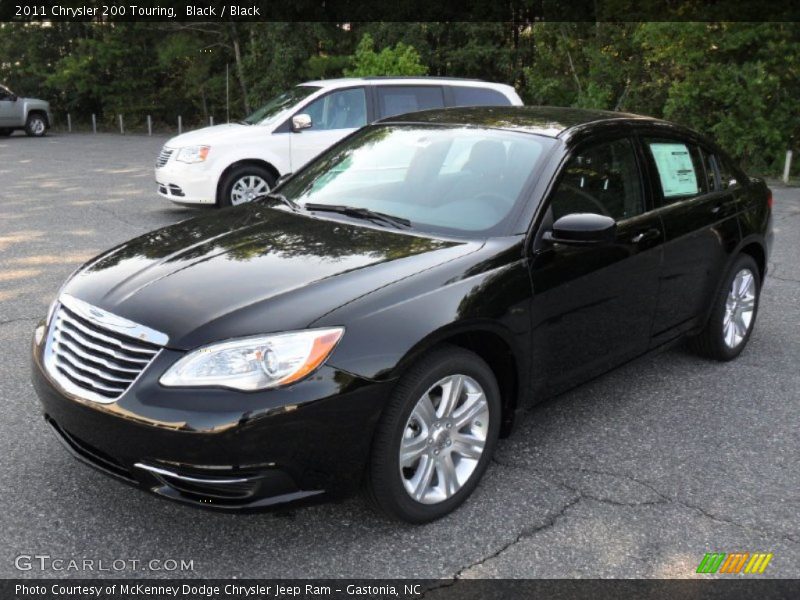 Black / Black 2011 Chrysler 200 Touring