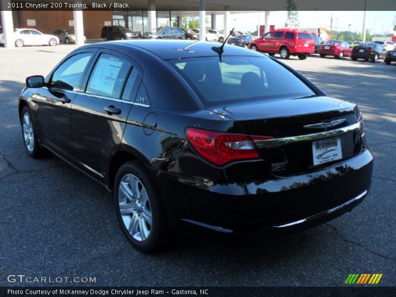 Black / Black 2011 Chrysler 200 Touring