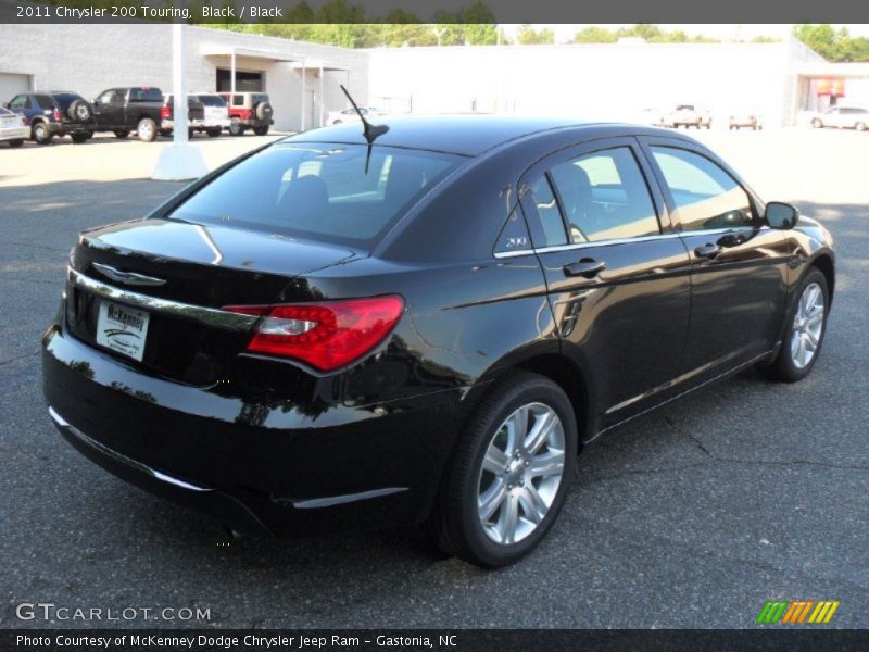 Black / Black 2011 Chrysler 200 Touring