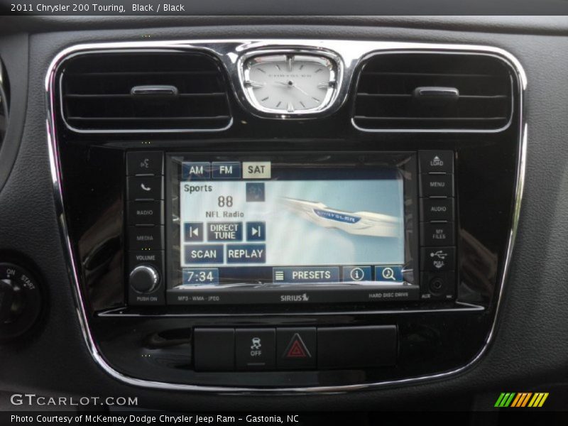 Black / Black 2011 Chrysler 200 Touring