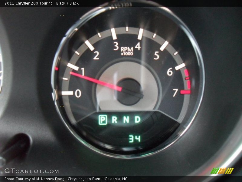 Black / Black 2011 Chrysler 200 Touring