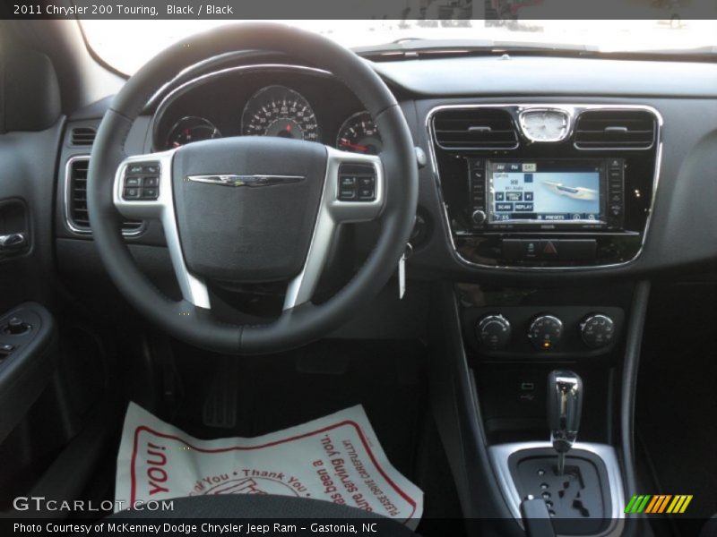 Black / Black 2011 Chrysler 200 Touring