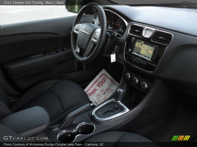 Black / Black 2011 Chrysler 200 Touring