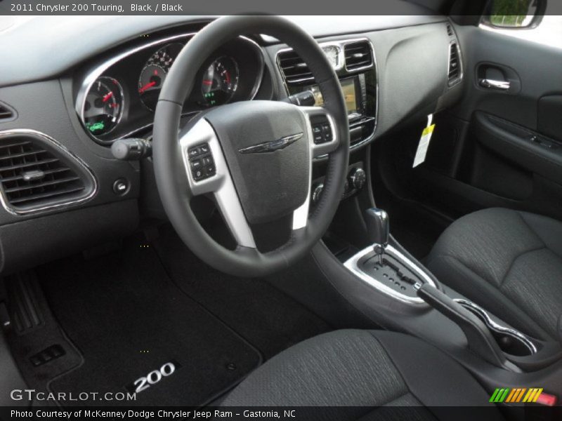 Black / Black 2011 Chrysler 200 Touring