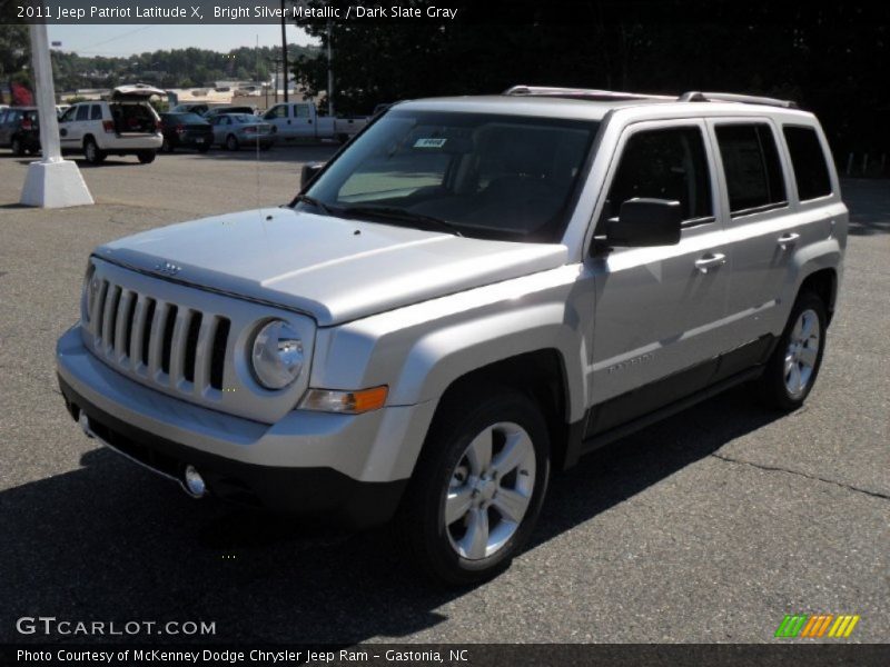 Bright Silver Metallic / Dark Slate Gray 2011 Jeep Patriot Latitude X