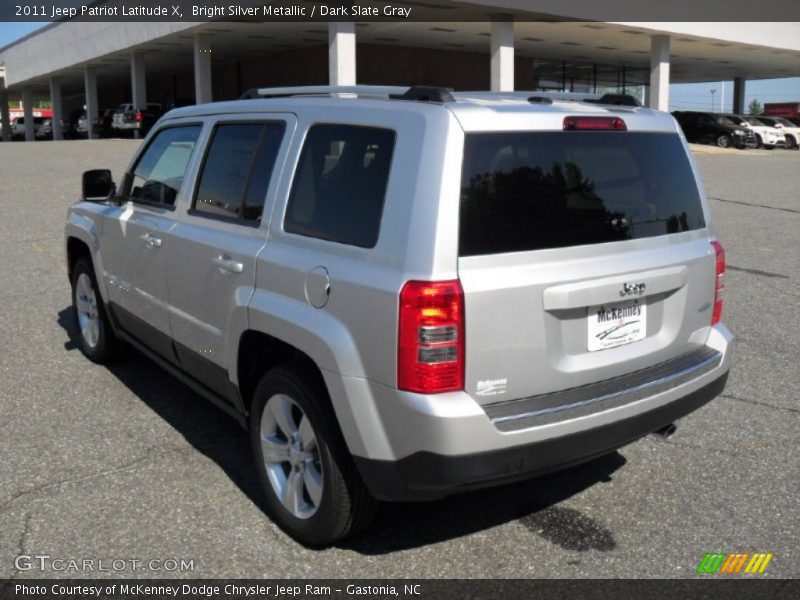 Bright Silver Metallic / Dark Slate Gray 2011 Jeep Patriot Latitude X