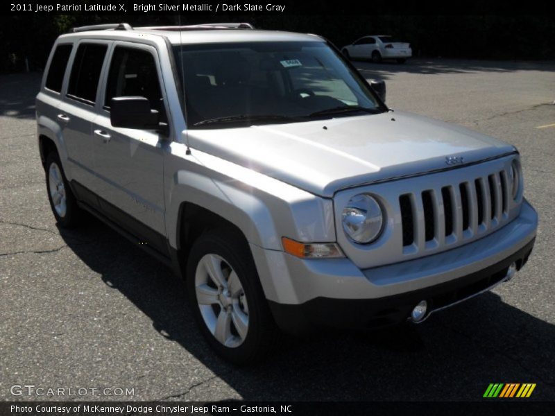 Bright Silver Metallic / Dark Slate Gray 2011 Jeep Patriot Latitude X