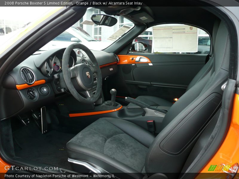 Orange / Black w/ Alcantara Seat Inlay 2008 Porsche Boxster S Limited Edition