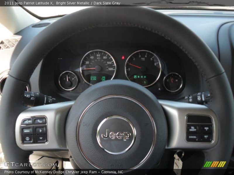 Bright Silver Metallic / Dark Slate Gray 2011 Jeep Patriot Latitude X