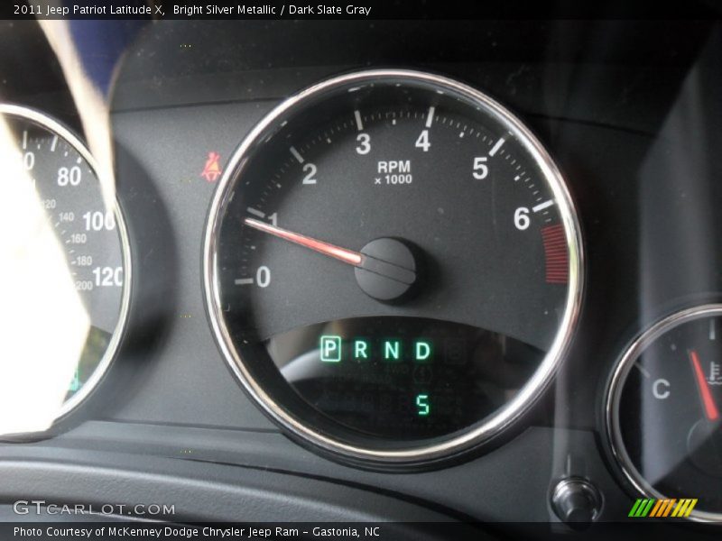 Bright Silver Metallic / Dark Slate Gray 2011 Jeep Patriot Latitude X