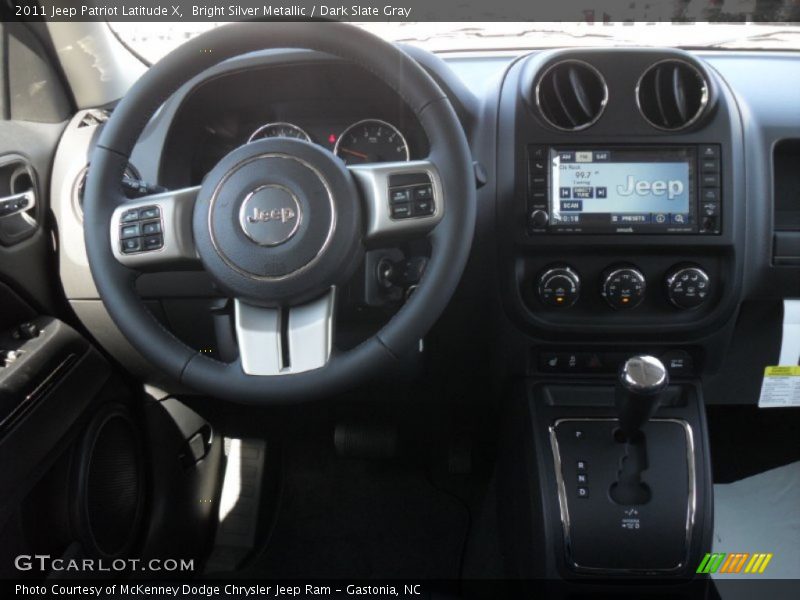 Bright Silver Metallic / Dark Slate Gray 2011 Jeep Patriot Latitude X