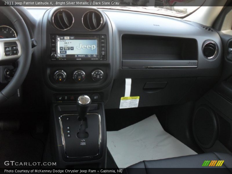 Bright Silver Metallic / Dark Slate Gray 2011 Jeep Patriot Latitude X