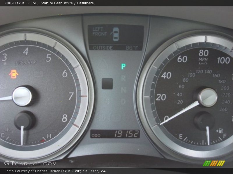 Starfire Pearl White / Cashmere 2009 Lexus ES 350