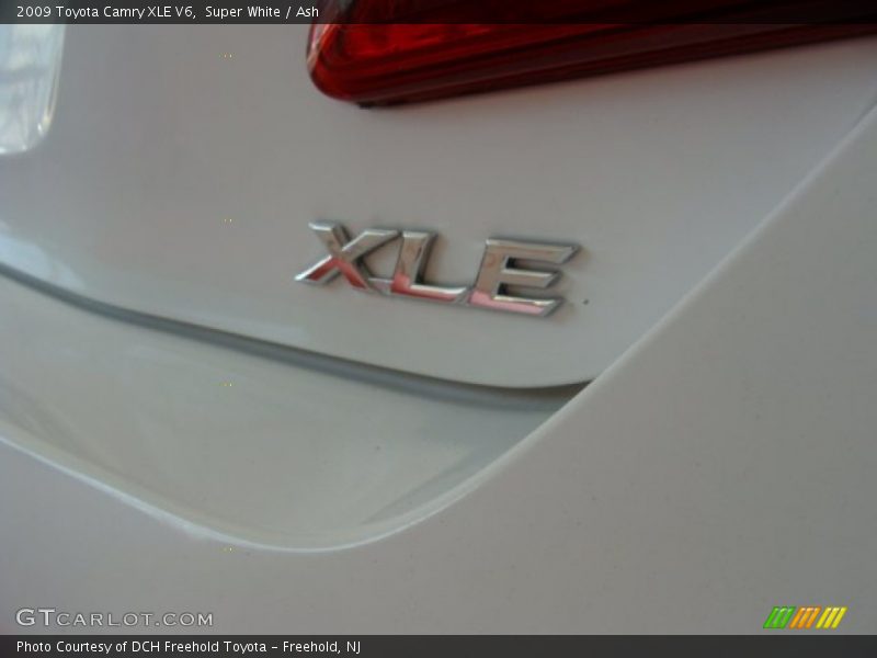 Super White / Ash 2009 Toyota Camry XLE V6