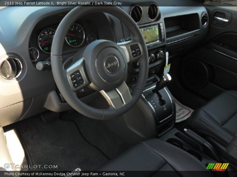 Bright Silver Metallic / Dark Slate Gray 2011 Jeep Patriot Latitude X