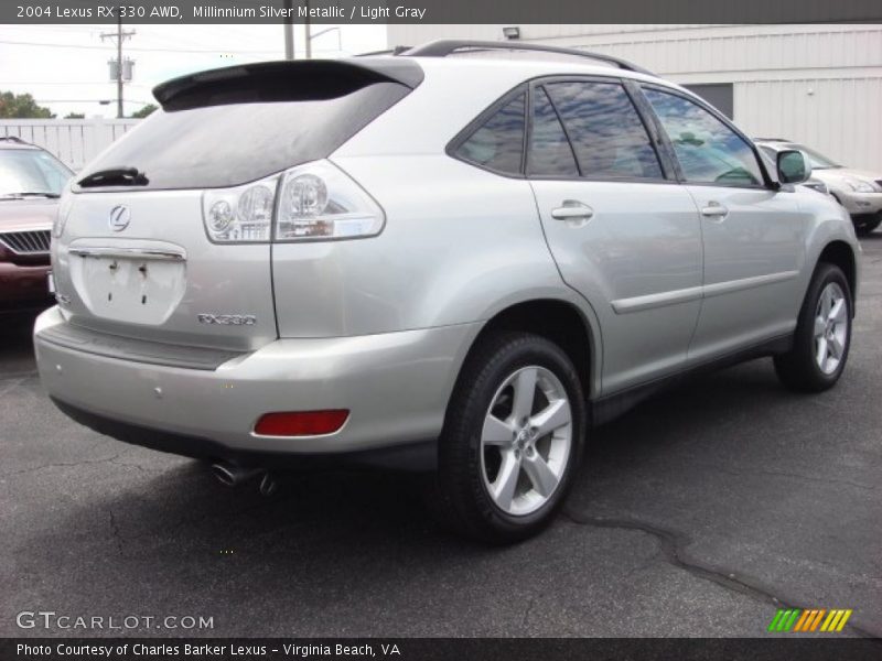 Millinnium Silver Metallic / Light Gray 2004 Lexus RX 330 AWD