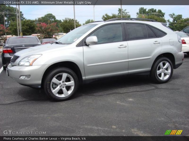 Millinnium Silver Metallic / Light Gray 2004 Lexus RX 330 AWD