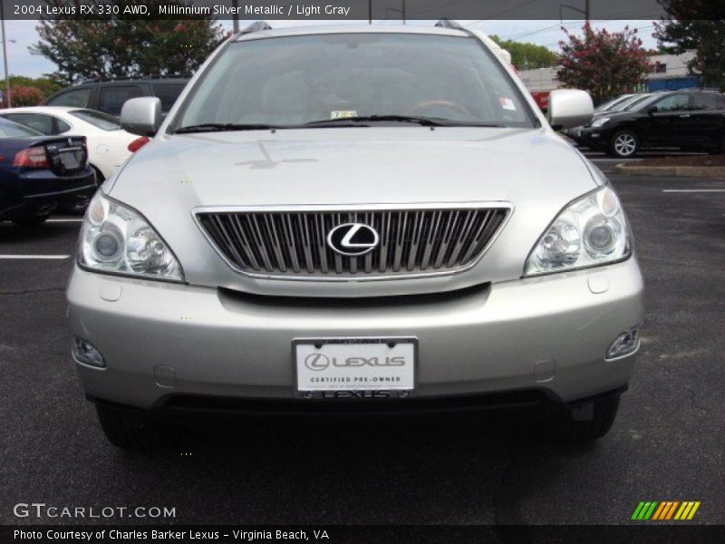 Millinnium Silver Metallic / Light Gray 2004 Lexus RX 330 AWD