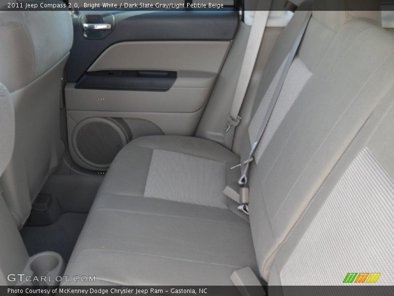 Bright White / Dark Slate Gray/Light Pebble Beige 2011 Jeep Compass 2.0