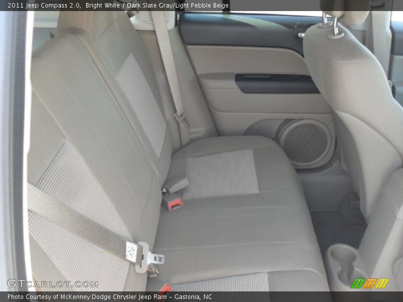 Bright White / Dark Slate Gray/Light Pebble Beige 2011 Jeep Compass 2.0