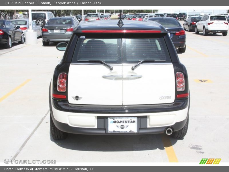 Pepper White / Carbon Black 2012 Mini Cooper Clubman
